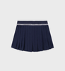 Sporty & Rich - Src Logo Abigail Skirt - Dark Navy  - 女装 - 短裙 - 深蓝色 商品缩略图1