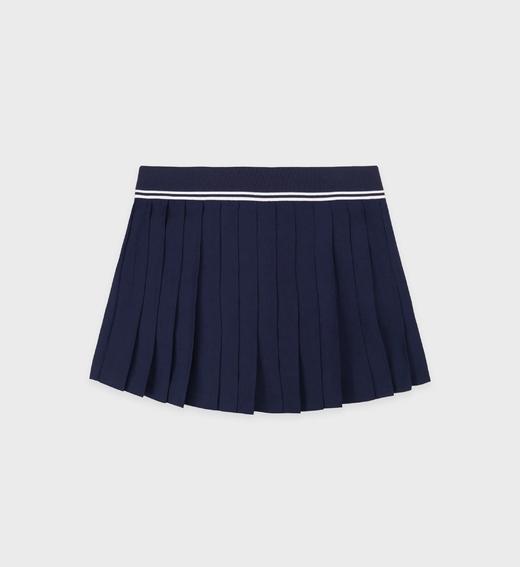 Sporty & Rich - Src Logo Abigail Skirt - Dark Navy  - 女装 - 短裙 - 深蓝色 商品图1