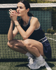 Sporty & Rich - Src Phoebe Dress - Navy/White - 女装 - 连身裙 - 深蓝色/白色 商品缩略图3