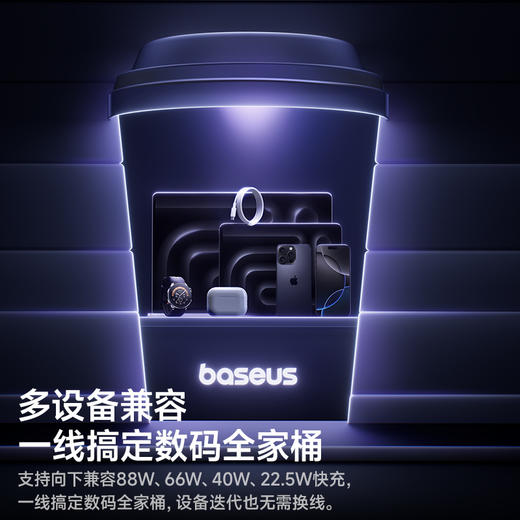 倍思 新编织系列 快充数据线Type-C to Type-C 100W 商品图3