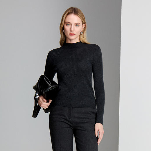 EITIE爱特爱时尚打底收腰显瘦针织衫8301004 商品图2