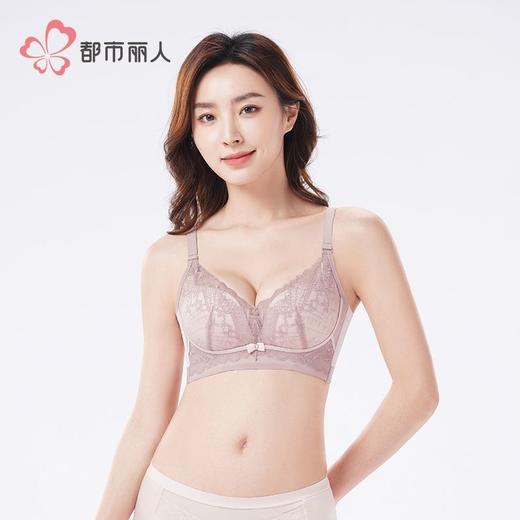 都市丽人内衣女士内衣蕾丝内衣文胸无钢圈四排四扣YBH1K3 商品图2