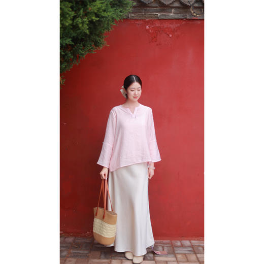 【抖音专属】逐光·套头衫（23708159-粉米） 商品图0