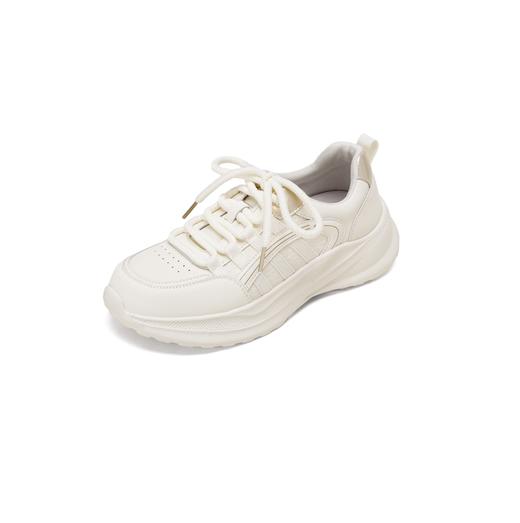 【秋季新款】西村名物2025年秋季新款厚底防滑平跟软底舒适休闲运动鞋小白鞋阿甘鞋T25CM31501 商品图13