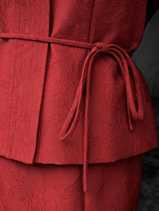 廷前观棠 | 榴绯纪短袖外套 商品图3