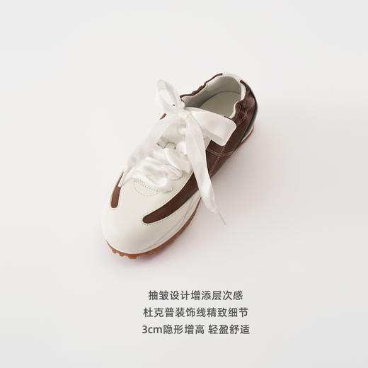 lost in echo2025夏季新款时髦手工抽褶超轻透气薄底芭蕾阿甘鞋女 商品图1