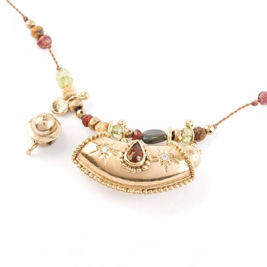 订购12周到｜ROOM SERVICE-MANTRA-石榴石 护身符 吊坠 项链（可开合）［法国设计师］ 商品图1