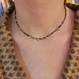 订购12周到｜ROOM SERVICE-LUCKY-幸运草 流苏 项链［法国设计师］