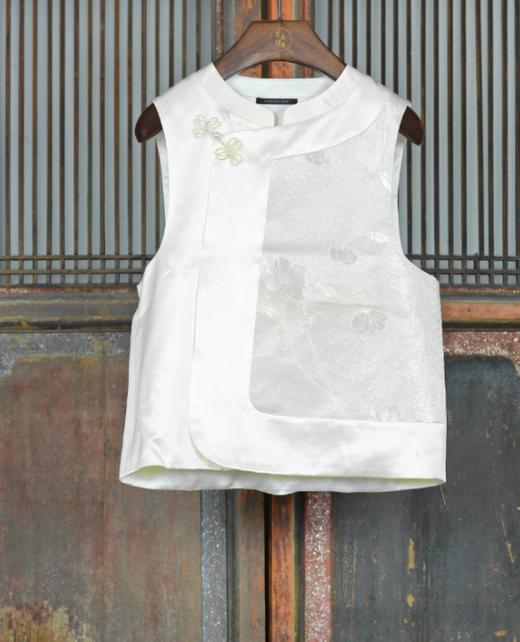 盛唐牡丹盛奢系列| 西阵织偏襟马甲 商品图0