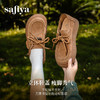 预售|Safiya/索菲娅2025学院风复古休闲系带百搭英伦厚底增高袋鼠鞋SFD3112441 商品缩略图2