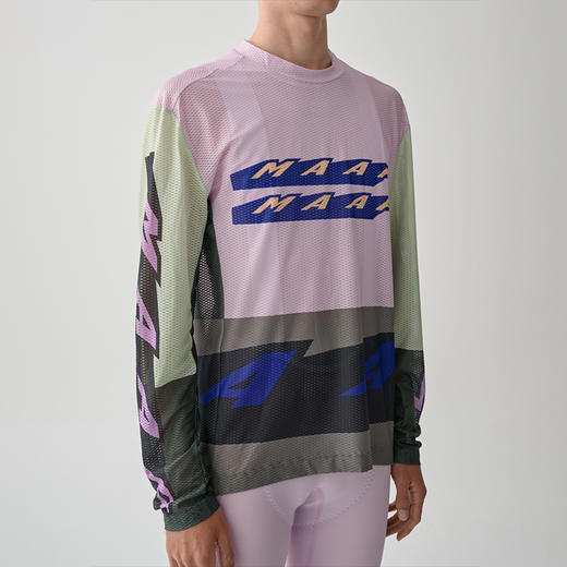 MAAP 男女同款 Evade X LS Mesh Tee 霓虹涂鸦 长袖网眼T恤 商品图2