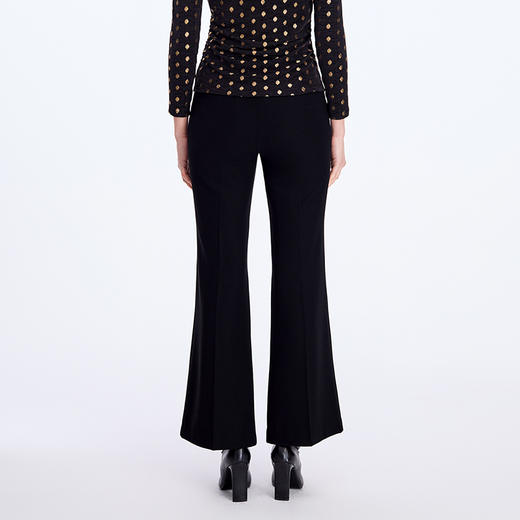 EITIE爱特爱微喇腰部装饰扣显瘦裤子8305003 商品图4