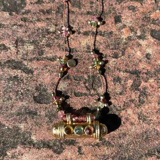 订购12周到｜ROOM SERVICE-SECRET BEADS-串珠 碧玺 吊坠 项链（可开合）［法国设计师］ 商品图1