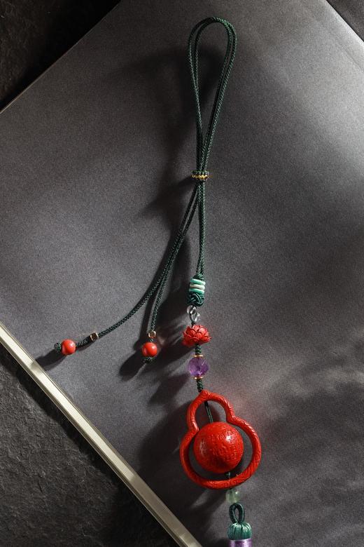 YHZSG0018°福涨·朱砂葫芦挂件 商品图4