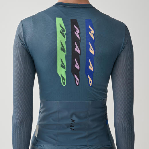 MAAP 女士 Evade X Pro Air LS Jersey 3.0 制服蓝 长袖骑行服 商品图4