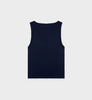 Sporty & Rich - Shrwc Baby Rib Tank - Dark Navy - 女装 - 背心 - 深蓝色 商品缩略图1