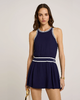 Sporty & Rich - Src Phoebe Dress - Navy/White - 女装 - 连身裙 - 深蓝色/白色 商品缩略图2
