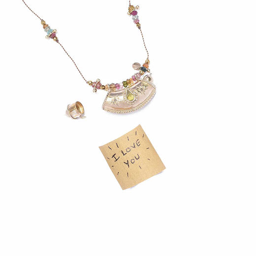 订购12周到｜ROOM SERVICE-MANTRA-碧玺 护身符 吊坠 项链（可开合）［法国设计师］ 商品图4