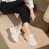 【秋季新款】西村名物2025年秋季新款厚底防滑平跟软底舒适休闲运动鞋小白鞋阿甘鞋T25CM31501 商品缩略图5