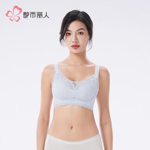 都市丽人内衣女士内衣蕾丝内衣文胸无钢圈无排扣YBH2S2 商品图1