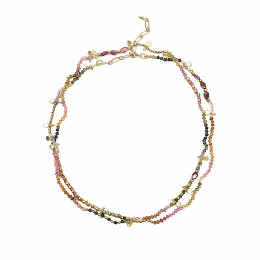 北京仓｜ROOM SERVICE-ADOUM-串珠 碧玺 长项链（多种戴法）［法国设计师］ 商品图1