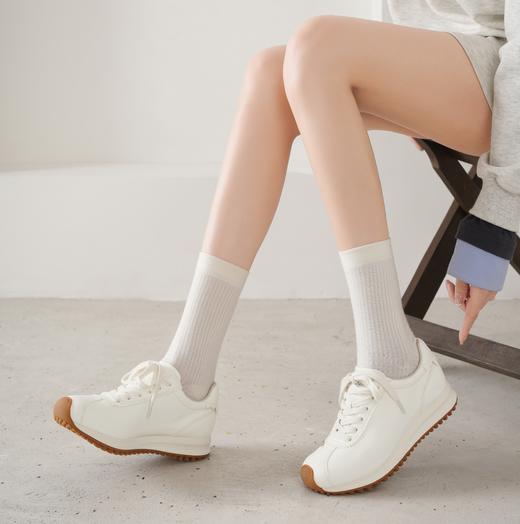 【秋季新款】西村名物2025年秋季新款厚底防滑平跟软底舒适休闲鞋运动鞋阿甘鞋T25CM31461 商品图2