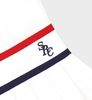 Sporty & Rich - Src Phoebe Dress - White/Navy/Fire red - 女装 - 连身裙 - 白色/深蓝色/红色 商品缩略图6