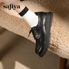 预售|Safiya/索菲娅2025学院风英伦真皮深口系带百搭休闲复古小皮鞋SFD3112106 商品缩略图2