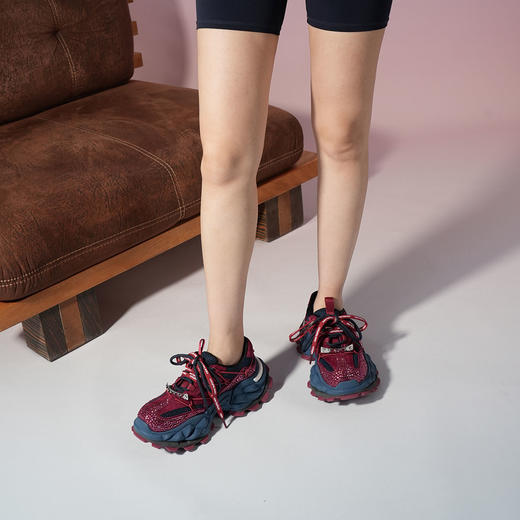 Westory厚底老爹鞋撞色拼接超酷运动鞋W25CM76601 商品图13