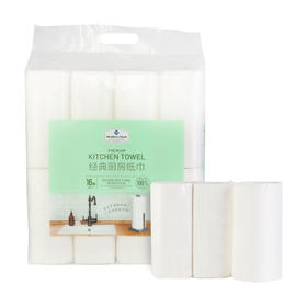 【自提】M经典厨房纸巾16卷 (f)