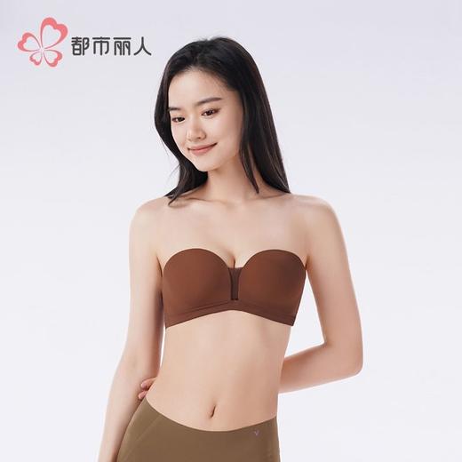 都市丽人女士内衣泳布无痕内衣文胸B杯可穿树脂胶圈三排四扣LBH1G1 商品图5
