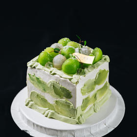 青提龙眼·抹茶茉莉蛋糕