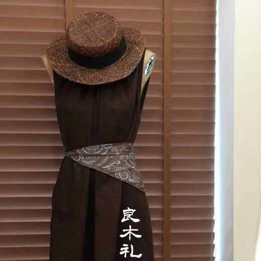 【预售7天】良木礼亚麻无袖连衣裙（X7344） 商品图1