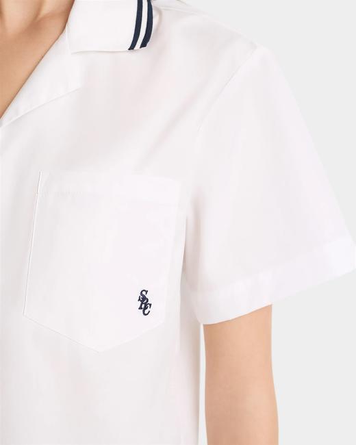 Sporty & Rich - Src Sailor Shirt - White - 女装 - 衬衫 - 白色 商品图6