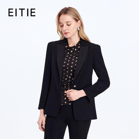 EITIE爱特爱气质通勤戗驳领设计西装外套8303005