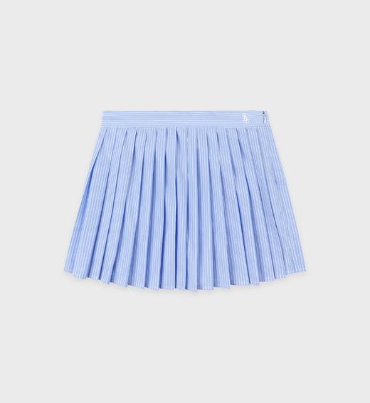 Sporty & Rich - Src Anae Skirt - Light Blue Striped - 女装 - 短裙 - 蓝色条纹 商品图0