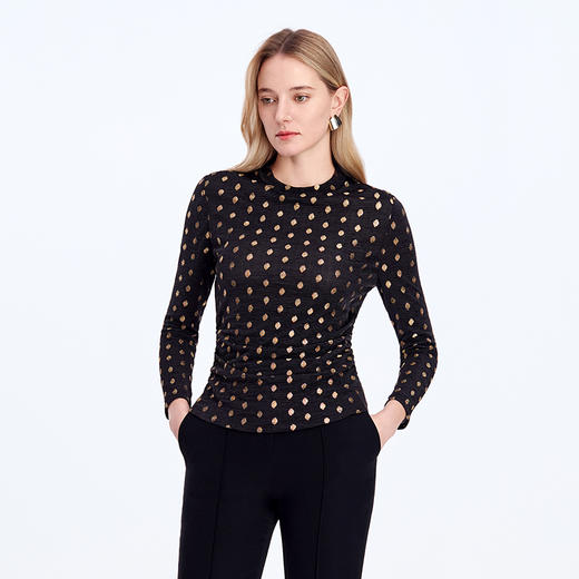 EITIE爱特爱Q 弹魔力衫塑性显瘦T恤8302004 商品图3