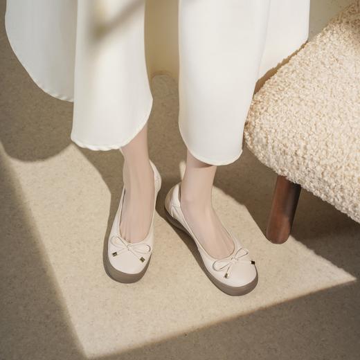 【秋季新款】西村名物2025年秋季新款厚底防滑坡跟软底舒适浅口单鞋妈妈鞋T25CE31481 商品图2