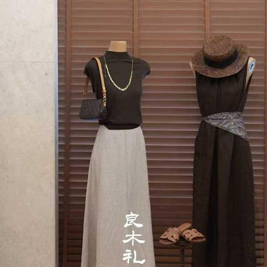 【预售7天】良木礼亚麻无袖连衣裙（X7344） 商品图4