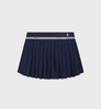 Sporty & Rich - Src Logo Abigail Skirt - Dark Navy  - 女装 - 短裙 - 深蓝色 商品缩略图0
