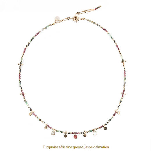 订购12周到｜ROOM SERVICE-ELENA-串珠 镀金 镶嵌 项链［法国设计师］ 商品图5