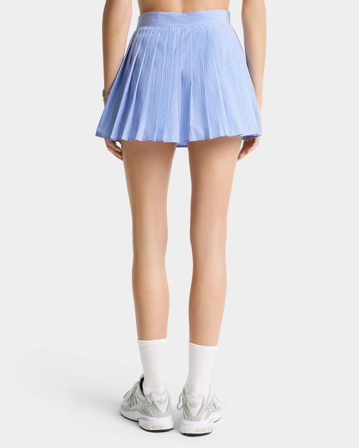 Sporty & Rich - Src Anae Skirt - Light Blue Striped - 女装 - 短裙 - 蓝色条纹 商品图3