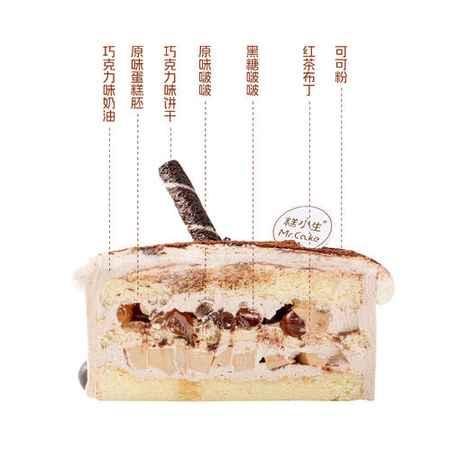 微笑奶茶半糖蛋糕 商品图3