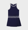 Sporty & Rich - Src Phoebe Dress - Navy/White - 女装 - 连身裙 - 深蓝色/白色 商品缩略图0