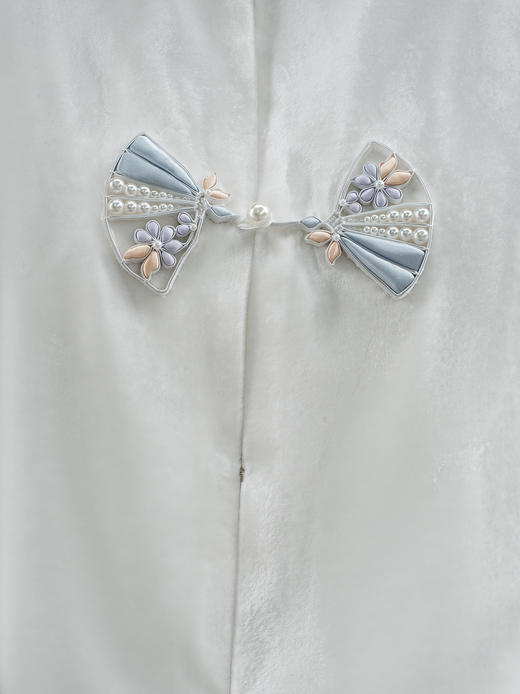 盛唐牡丹盛奢系列| 真丝丝绒手工盘金绣外套 商品图2