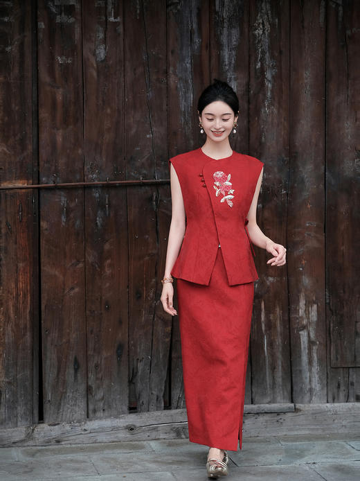 廷前观棠 | 榴绯纪半裙 商品图2