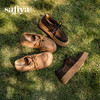 预售|Safiya/索菲娅2025学院风复古休闲系带百搭英伦厚底增高袋鼠鞋SFD3112441 商品缩略图5