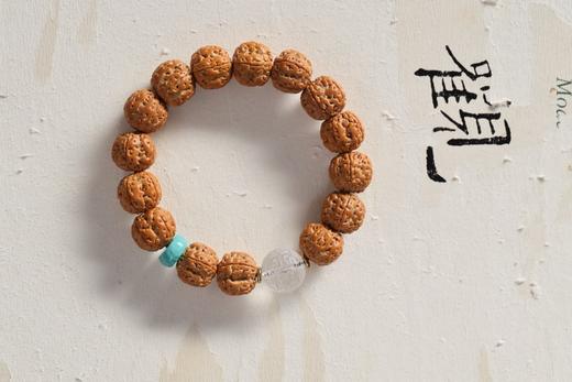 YJPT0006°金刚菩提+水晶回纹珠手串1.2*1.3*15 商品图2