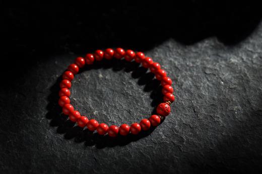 YHZS0001-1°蔷薇·朱砂百福珠手串0.6*28 商品图0