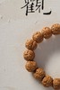 YJPT0012°金刚菩提+黑檀镶铜鼓珠手串1.4*1.5*15 商品缩略图5